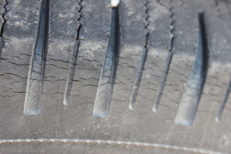 Michelin warranty tire sidewall crack